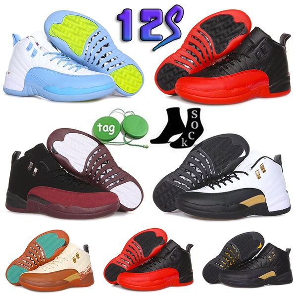 

solo 12s floral mens basketball shoes stealth 12 retro hyper royal university blue dark concord gym red flu game the master taxi easter men