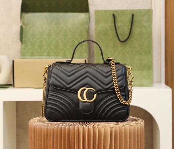 

designer bags womens gold chain strap famous marmont leather messenger shopping bag shoulder bags totes handbags crossbody bags tote bag pur