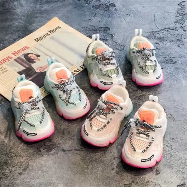 

2023 first walkers aogt autumn infant girl boy shoes breathable baby sneakers fashion color matching soft bottom toddler walkers shoes
