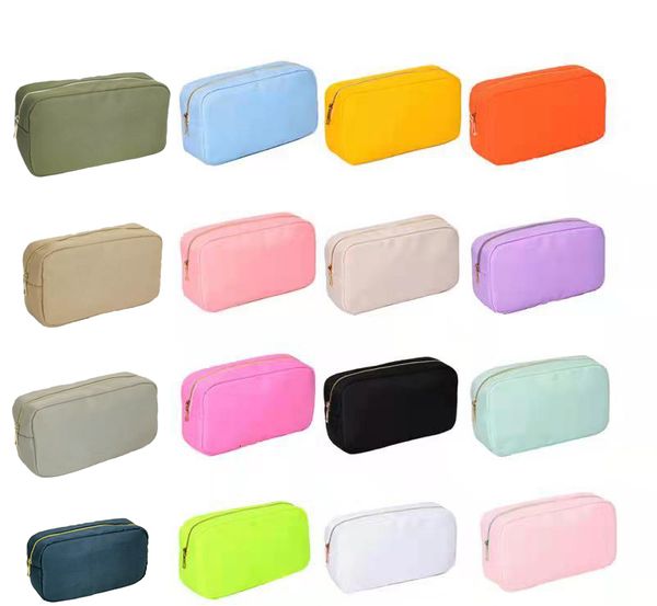

evening bags waterproof nylon durable toiletry cosmetic solid color female makeup travel beauty organizer 230208