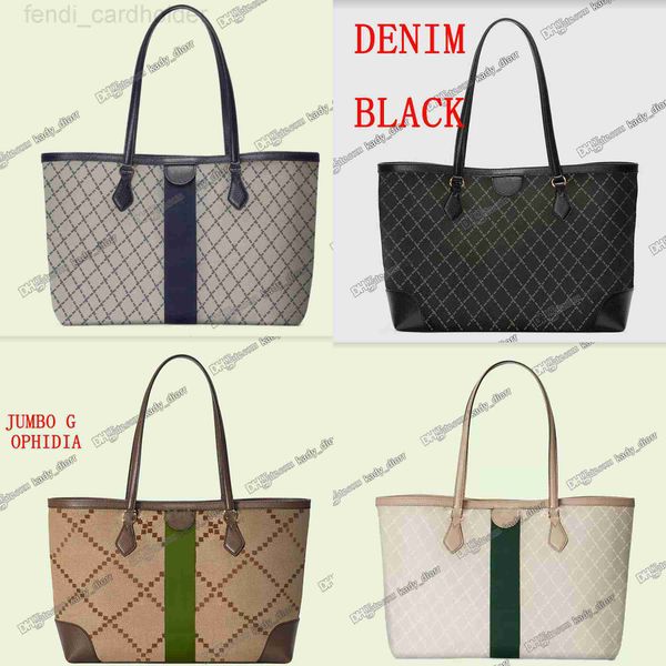 

ggity ophidia jumbo g medium tote with web camel ebony jumbo g canvas oatmeal leather trim denim jacquard handbag shoulder bag luxurys deisg