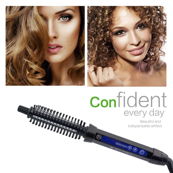 

good price hair curling wand curler iron ceramic anion hair curler deep air brush heating roller styler hair care tools