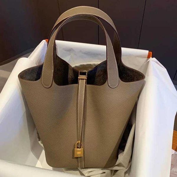 

designer herme shoulder bags for women online outlet bags 2023 new dishes basket bucket togo calf leather lych f4gp