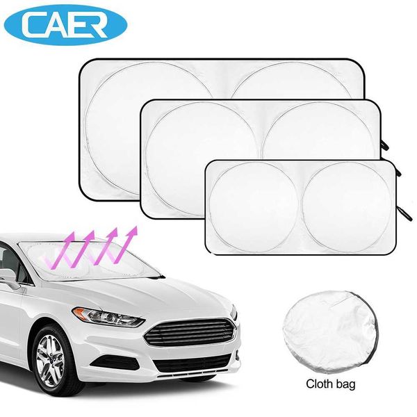 

car windshield sun shade with storage pouch car auto sunshades for windshield for uv rays protection car interior accessories