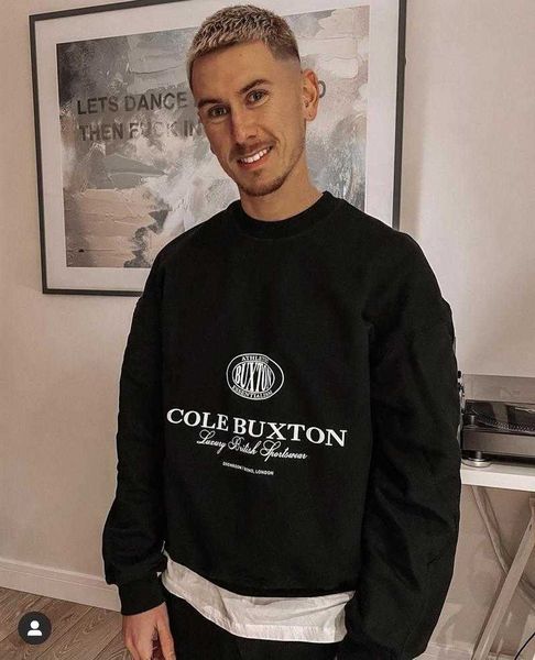 

men's hoodies sweatshirts 22ss classic crew neck stye buxton hoodie men women eu size 100 cotton cole buxton pullover fashion autumn wi, Black
