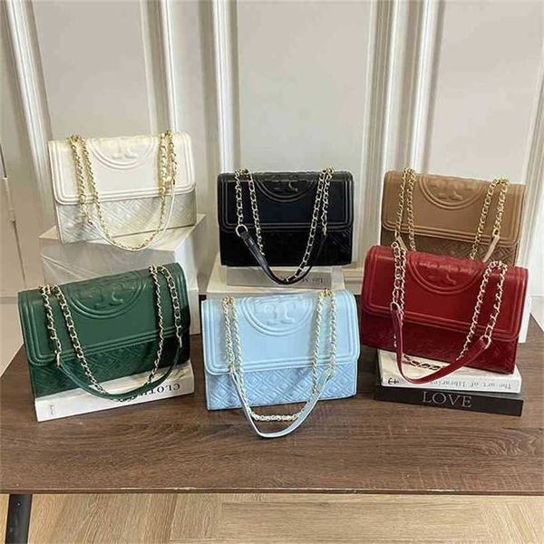 

12% off handbag 2023 new bag embossed chain small square messenger black lingge women's