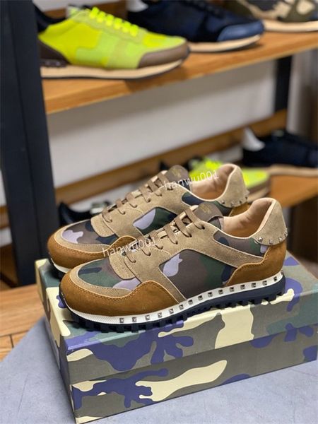 

classic men's sneaker casual shoes monograms canvas leather luxury sneakers for man designer trainer shoe, Black