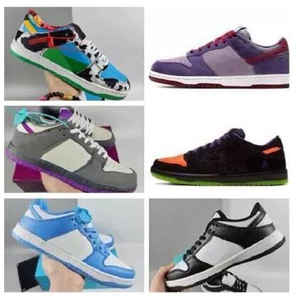 

dress shoes mens womens dunks sail multi camo casual running shoes low georgetown sneakers unc purple green trainers, Black
