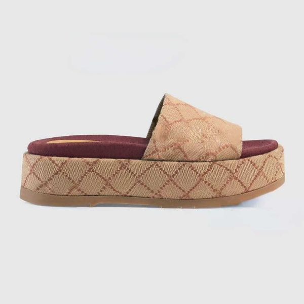 

brand casual heel sandals sandal womens women for slippers slide flops luxury flat thick bottom embroidery printed dress, Black
