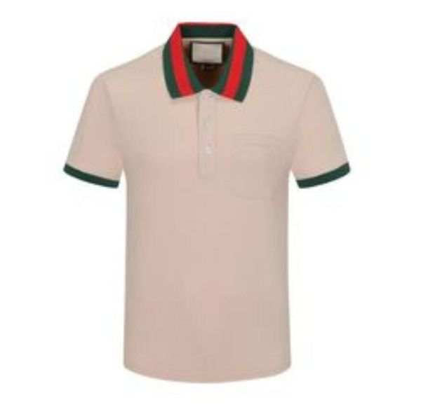 

mens stylist polo shirts luxury italy men clothes short sleeve fashion casual men's t shirt many colors are available, White;black