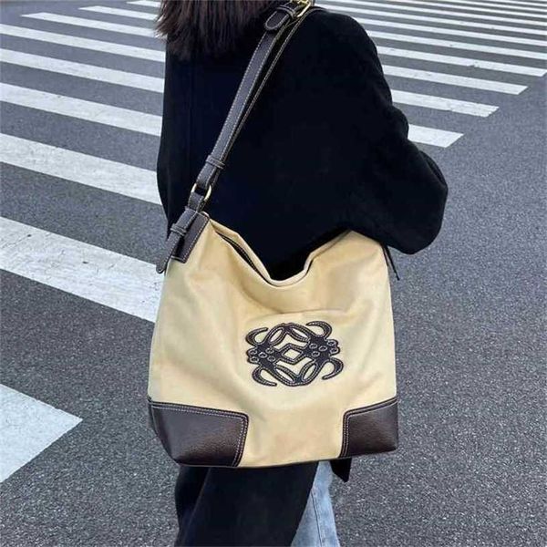 

12% off handbag 2023 new bag women's canvas commuting large texture