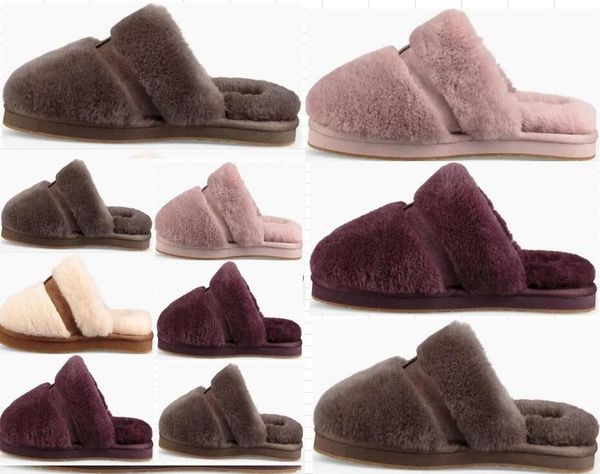 

with box australia classic wgg warm fur slippcotton slippers men and womens slippers short women's boots snow cotton cn, Black