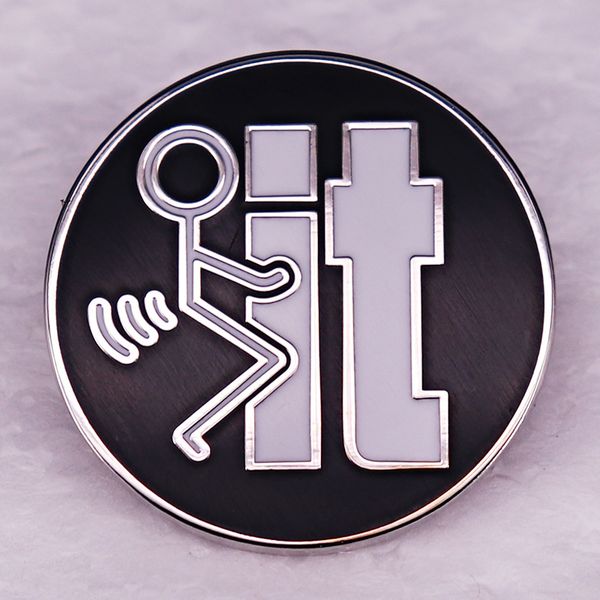 

funny matchman brooch badge cute anime movies games hard enamel pins collect metal cartoon brooch backpack hat bag collar lapel badges, Blue