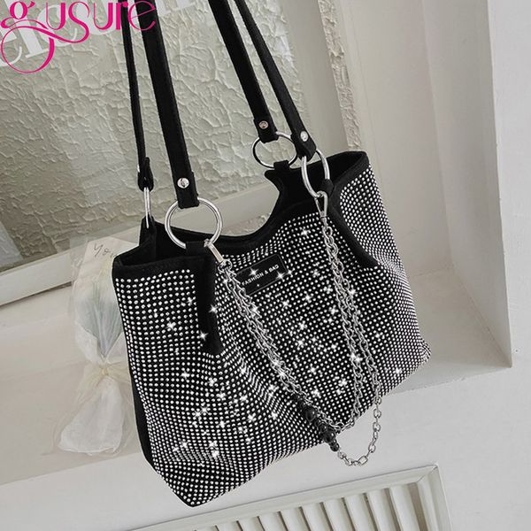 

evening bags gusure vintage women shoulder bag designers luxury s handbag for female travel large capacity shopper sac a main 230208