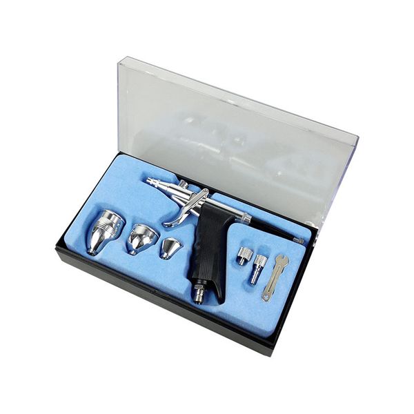 

0.3mm diameter nozzle skin cleaning oxygen airbrush 2cc 5cc 13cc cup tattoo nail art makeup airbrushes cake painting gun