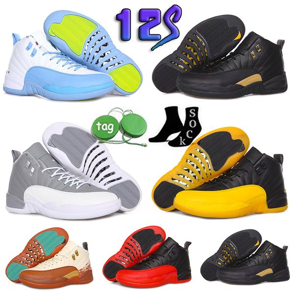 

jumpman 12s men basketball shoes stealth playoffs 2022 royalty black taxi utility indigo reverse flu game reverse concord 12 mens trainers o