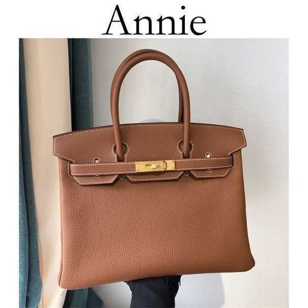 

herme birkin 5a bags high order leather handbag women togo li grain head semi manual wax thread bag mini 25 30