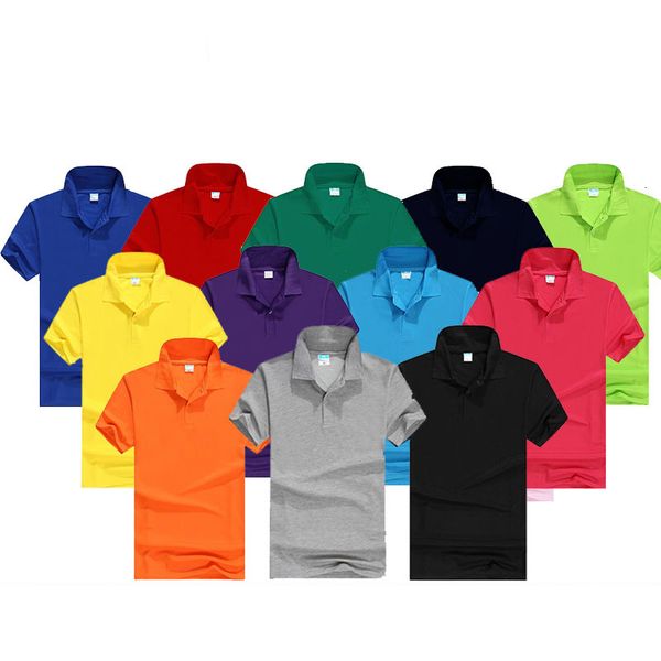 

men s polos summer polo t shirt for man lapel short sleeved advertising cultural custom work clothes casual style t s 230208, White;black