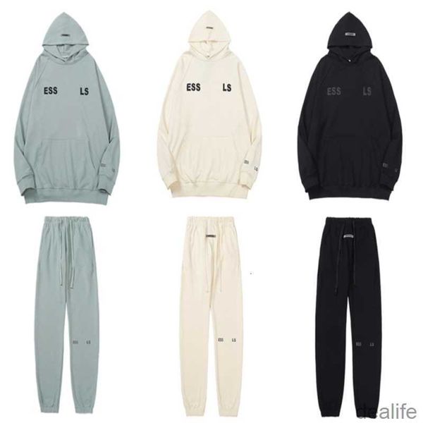 

essential designer men hoody essentials hoodies pullover sweatshirts loose long sleeve hooded jumper mens women clothing 2okp, Black
