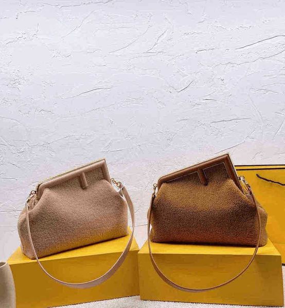 

fbag evening bag shoulder bags women plush handbag irregular fashion wallet luxury brand lady designer mobile phone crossbody purses 1127