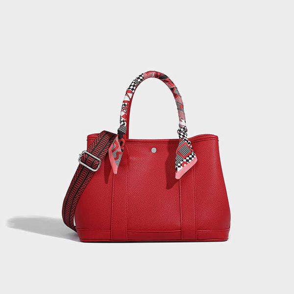 

herme garden party bags online storesmall scarves design red wedding bag women's bride 2023 new versatile tote portable garden