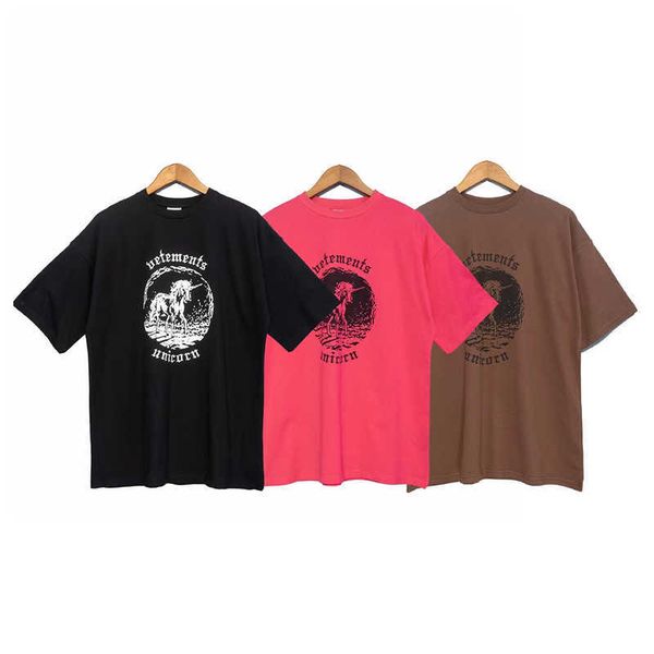 

men's t-shirts fashion t-shirt men 1 1 unicorn women t shirts slightly oversize vtm short sleeve men clothing t230209, White;black