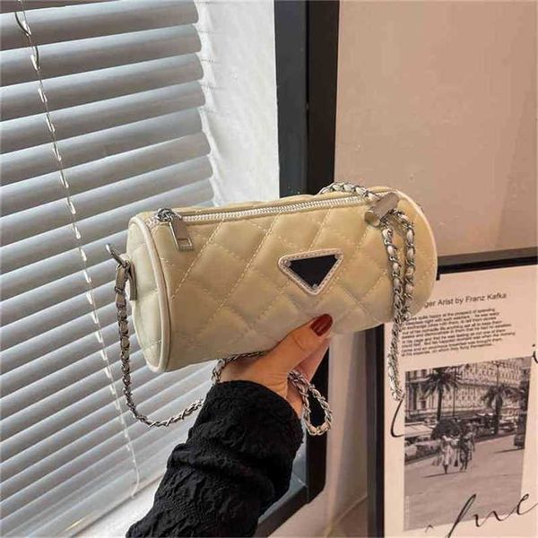 

10% off handbag 2023 new bag women's canvas medieval mini cylinder