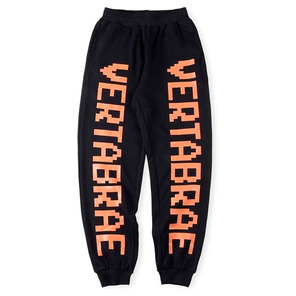 

black sweatpants pants plus size men women hip hop letter printed leggings joggers drawstring trousers, Black;brown