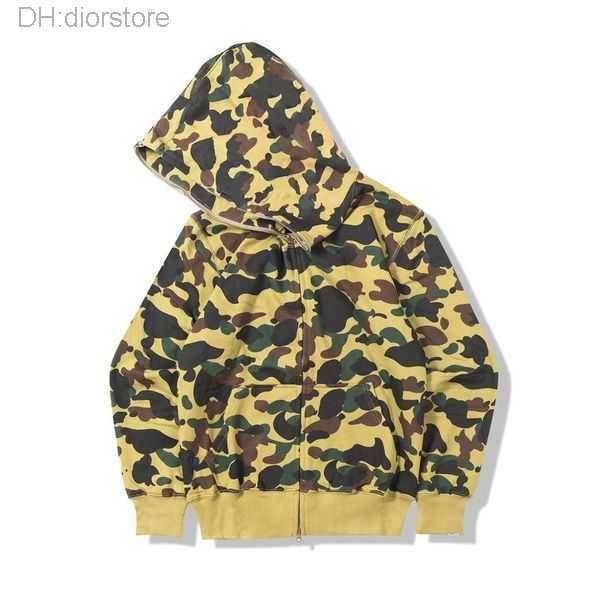 

mens hooded hoodies fleece mens stylist cartoon camouflage printing jacket men womens cardigan casual sweatshirts coat for size 5rfl2, Black