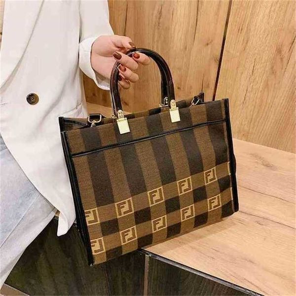 

24% off handbag 2023 new bag trend hand-held crossbar trend canvas