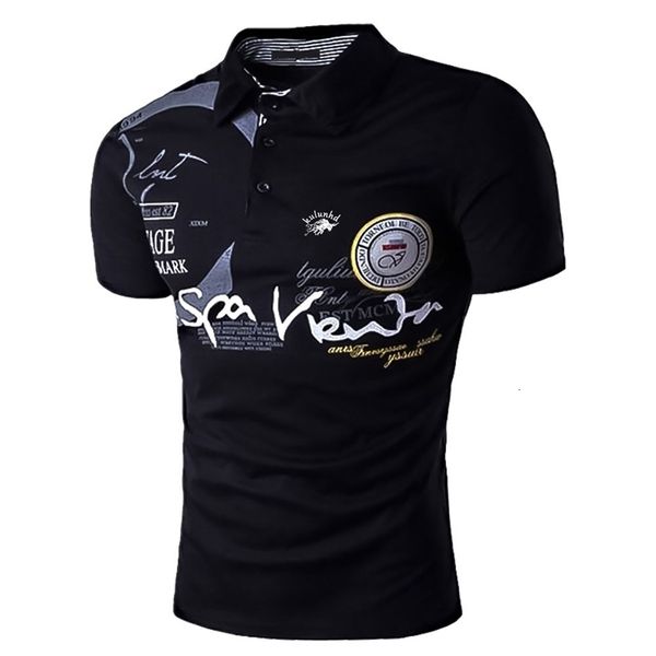 

men's polos summer men fashion and casual short sleeve polo shirt 230105, White;black