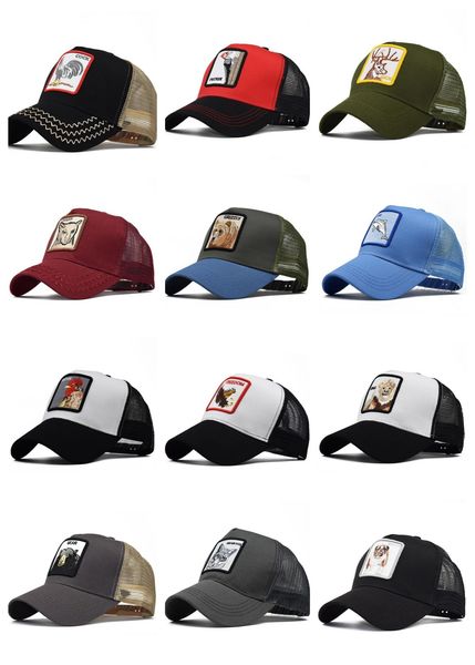 

man designer hats animal farm snap snapbacks back trucker hat wolf mesh snapback caps outdoor snapback fitted hip hop hat animals embroidery, Black;white