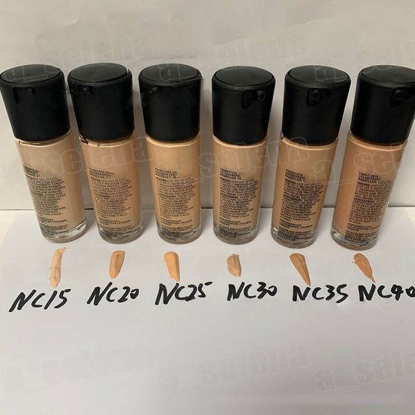 

face foundation liquid concealer makeup nc15-nc40 nc45/nc50/nc55 dark color 35ml