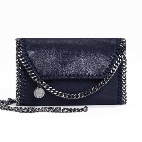 

stella mccartney bag new high-end selling women's diagonal cross bag is popular on the internet and the same fashion one-shoulder holdi, Blue;pink