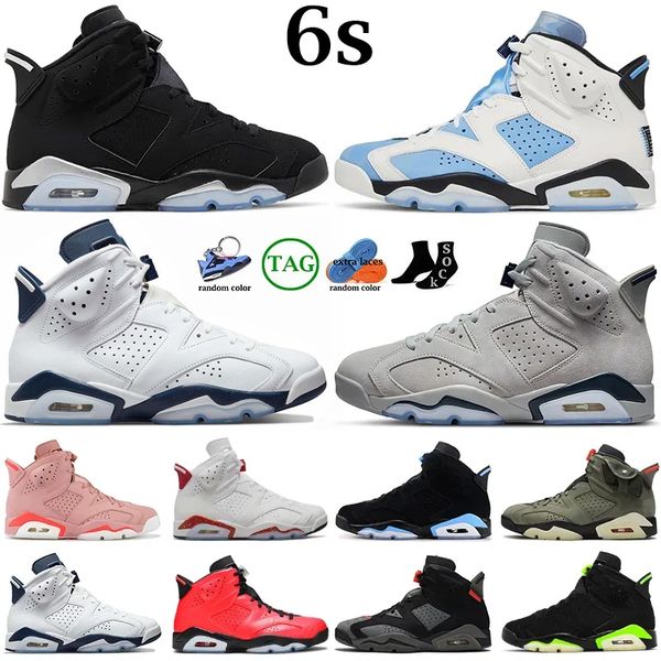 

6 6s basketball shoes men women university blue red oreo midnight navy georgetown black cat iron grey mens womens outdoor sports trainers sn