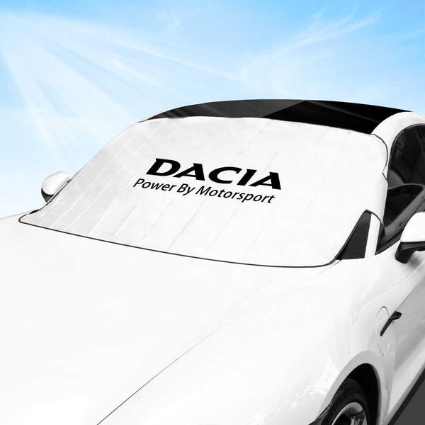 

car front windshield sunshade cover flodable anti-uv sunshield snow shield parasol car accessories tools for dacia