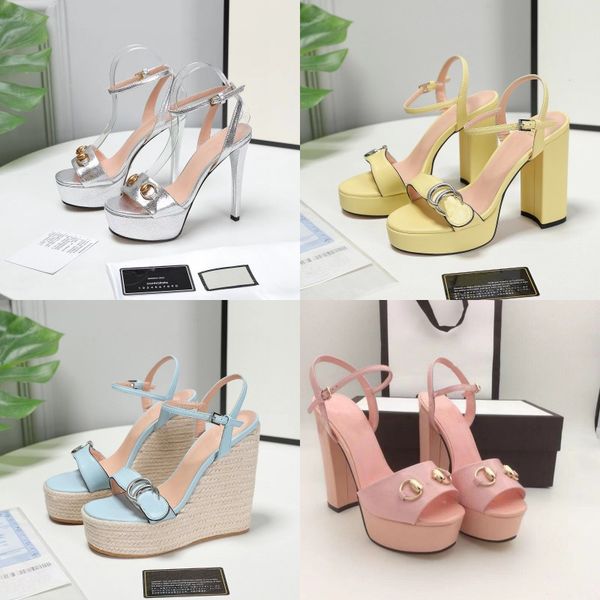 

women's sandals, new design shoes, leather vintage high heels, outdoor vintage waterproof platform, flat bottom, beach platform, candy, Black