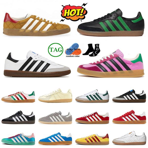 

originals samba og vegan gazelle casual designer shoes mens womens plate-forme pink velve monogram vegan black gum grey bliss orange luxury