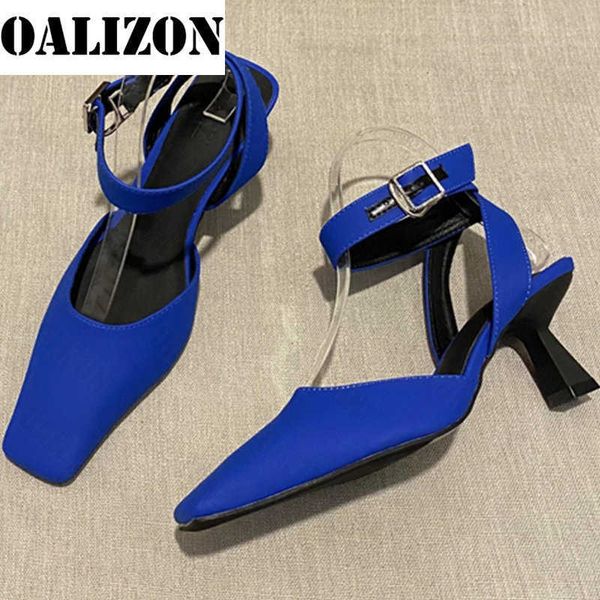 

sandals 2023 new designer women square toe sandals high heels shoes summer pumps party shoes brand dress stilettos ladies zapatos g230207, Black