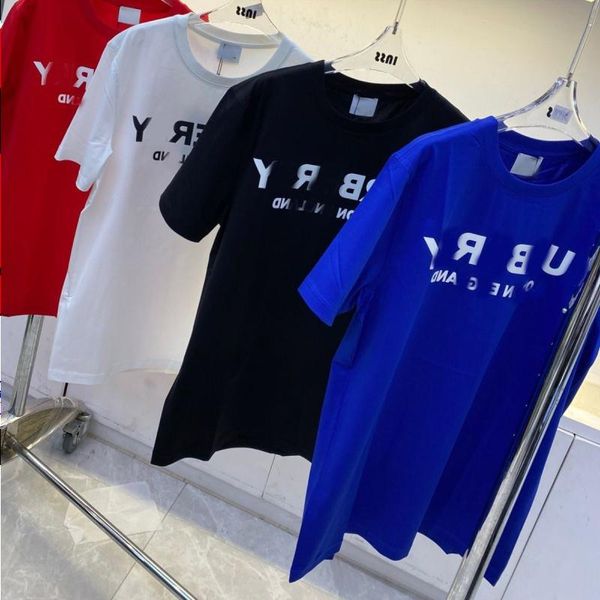 

women t shirts fashion t shirts mens women designers t-shirts tees apparel man s casual chest letter shirt luxurys clothing street meds, White