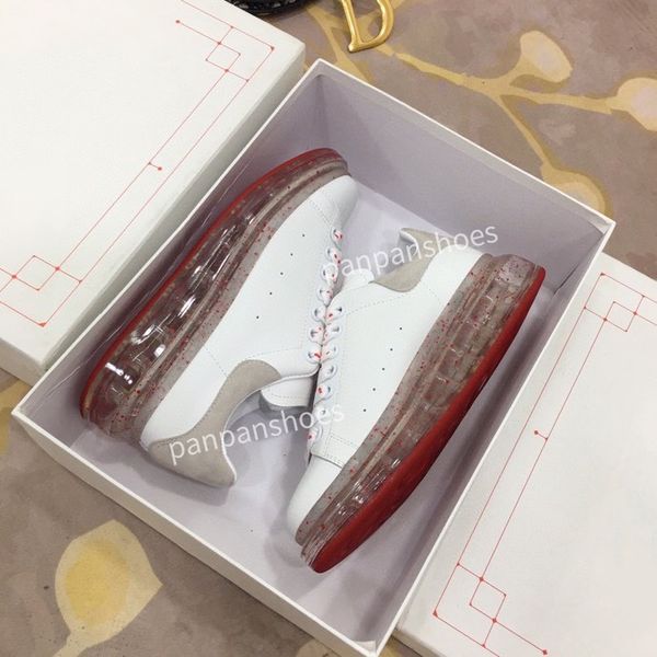 

designers sneaker casual shoes white black leather velvet trainers mens women flats lace up platform sneakers