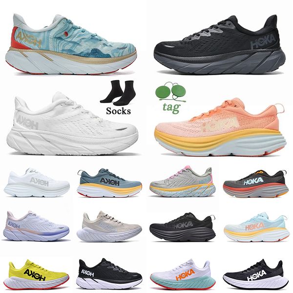 

og running shoes hoka one one bondi 8 women mens trainers hokas clifton 8 landscape painting amber yellow carbon x 2 triple black white blue
