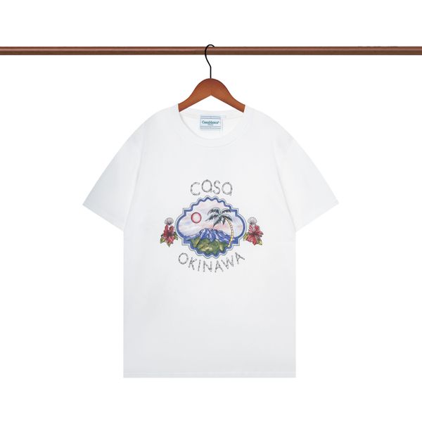 

casablanca t shir men designer shirs casablanc shir wear summer round neck swea absorbing shor sleeves oudoor breahable coon ees us size 41, White;black