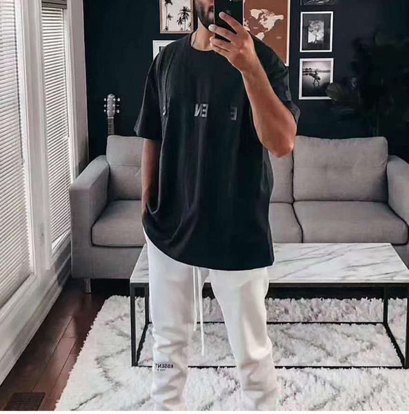

2023 mens t shirts embossed tshirts men women cotton multicolour casual summer round neck cotton short sleeve tshirt esents sports polos shi, White;black
