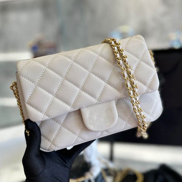

metal letter crossbody luxury designer women bag leather quilted mini classic flap fanny pack shoulder bag handbags birkins card holder clut