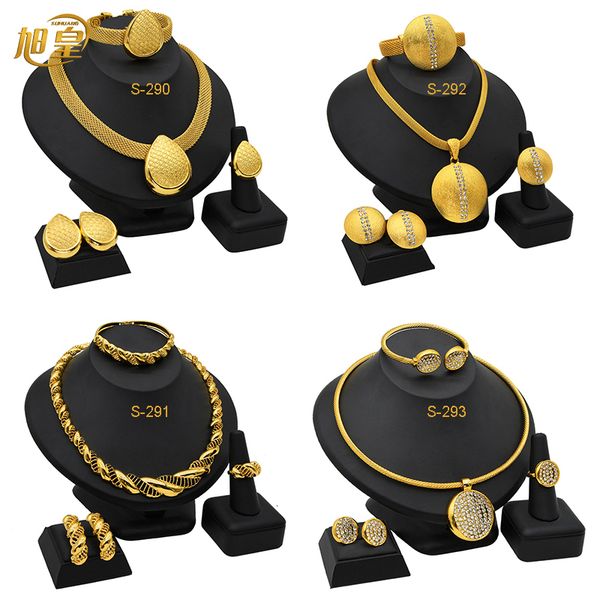 

bracelet necklace xuhuang african necklaces bracelets earing sets nigerian wedding jewelry set ethiopian gold colour necklace jewellery set, Silver