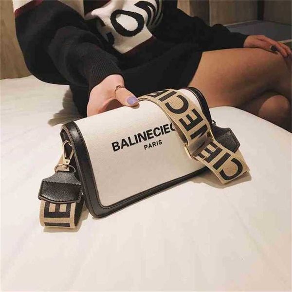 

28% off handbag 2023 new bag trend canvas letter printed small square belt