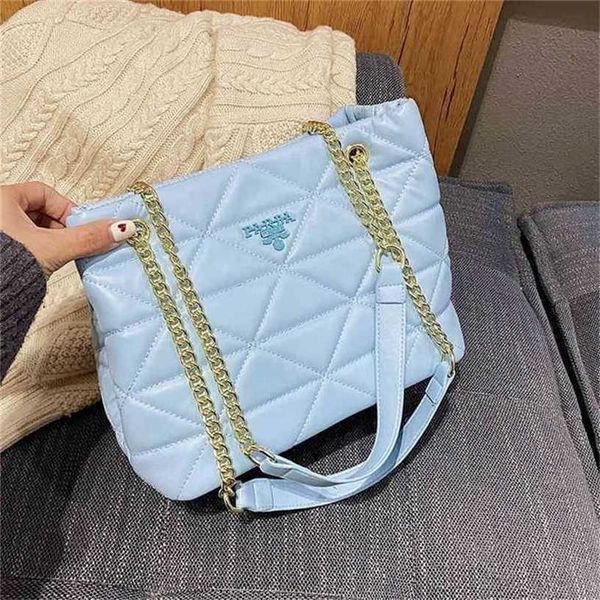 

12% off handbag 2023 new bag trend lingge embroidered thread female trend large