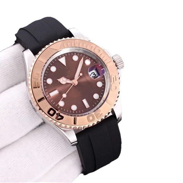 

mens automatic mechanical ceramics watches 41mm steel Gliding clasp movement wristwatches sapphire luminous Watch montre de luxe designer men gold watchs