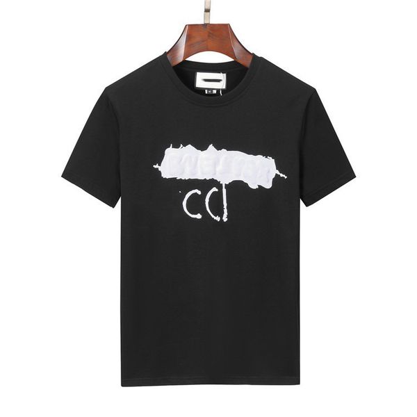 

23ss men's t-shirts high qaulity summer mens designers tees t shirts fashion casual couples short sleeves tee comfortable paris men wom, White;black